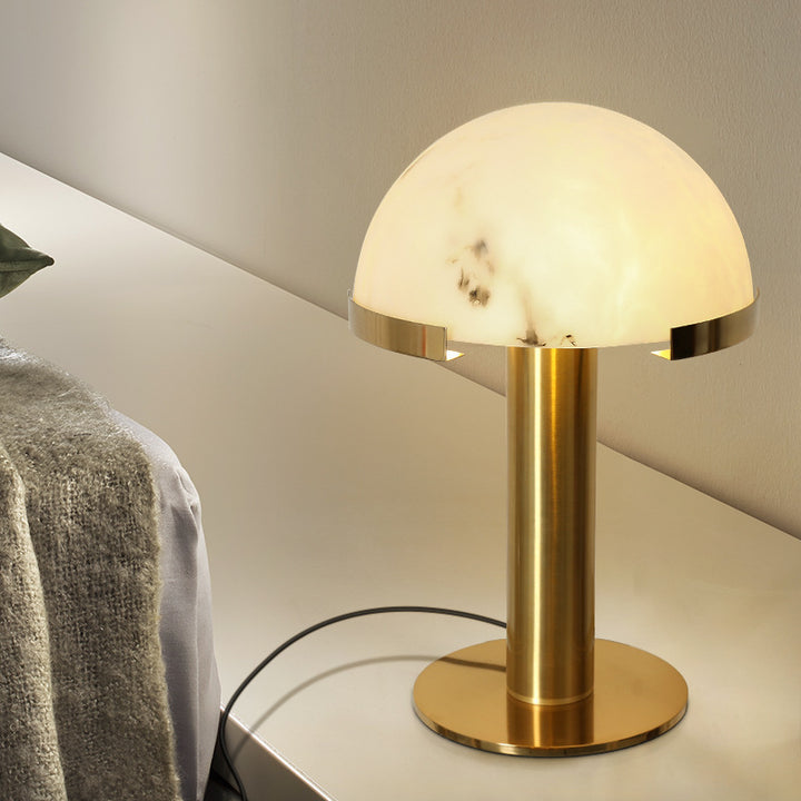 Moderne Marmor Kuppel Tischlampe