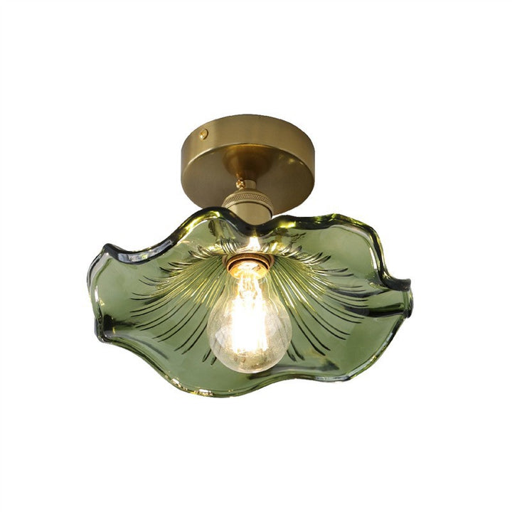 Elegante Glas Deckenleuchte Flush Mount
