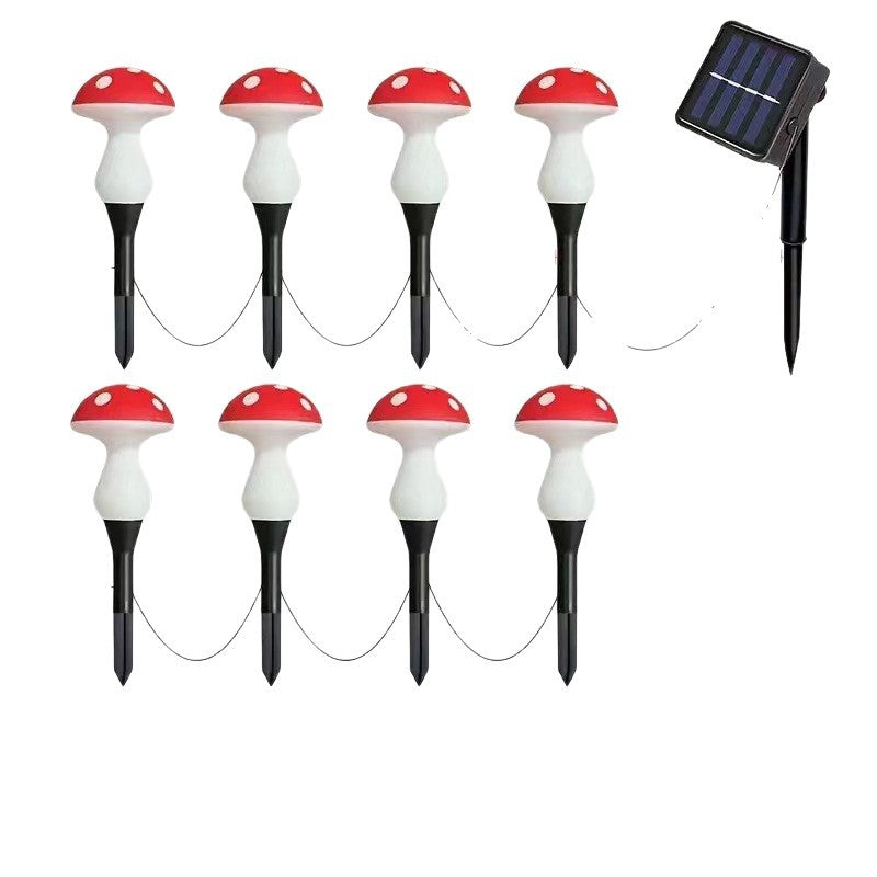Dekorative Solar-Pilz-Gartensteckerlichter