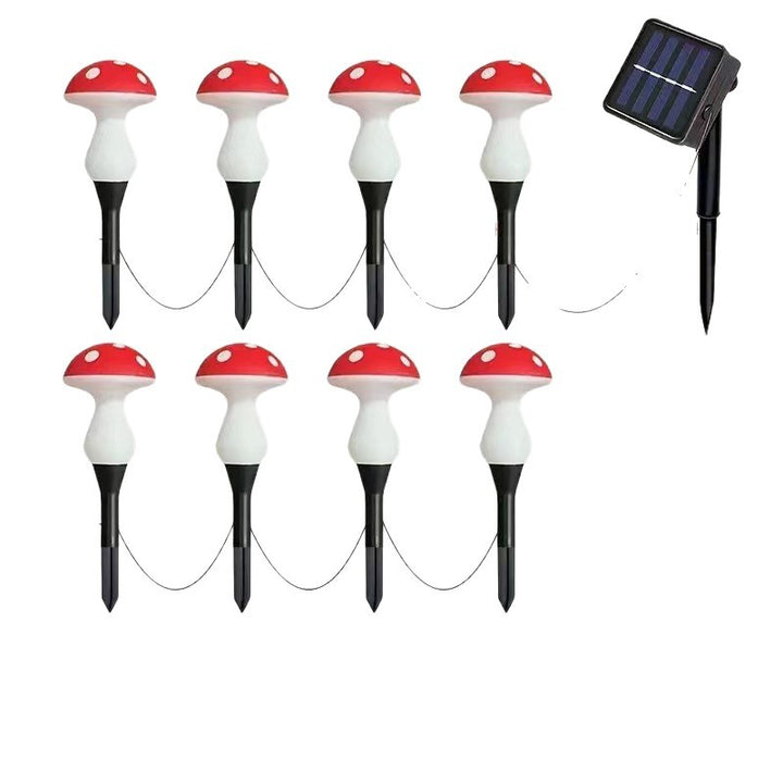 Dekorative Solar-Pilz-Gartensteckerlichter