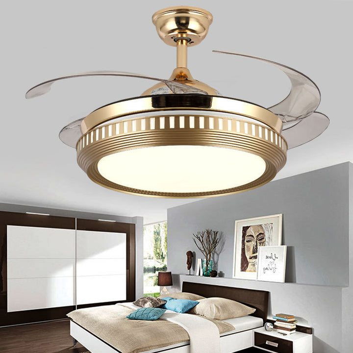 Zeitgenössische Deckenventilator Lichtinstallation