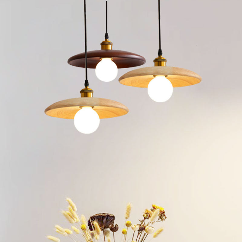 Moderne Holz Pendelleuchte