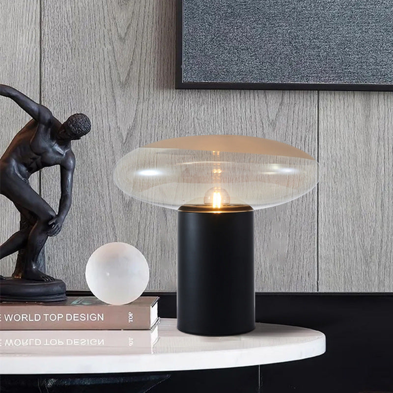 Zeitgenössische Glas-Tischlampe