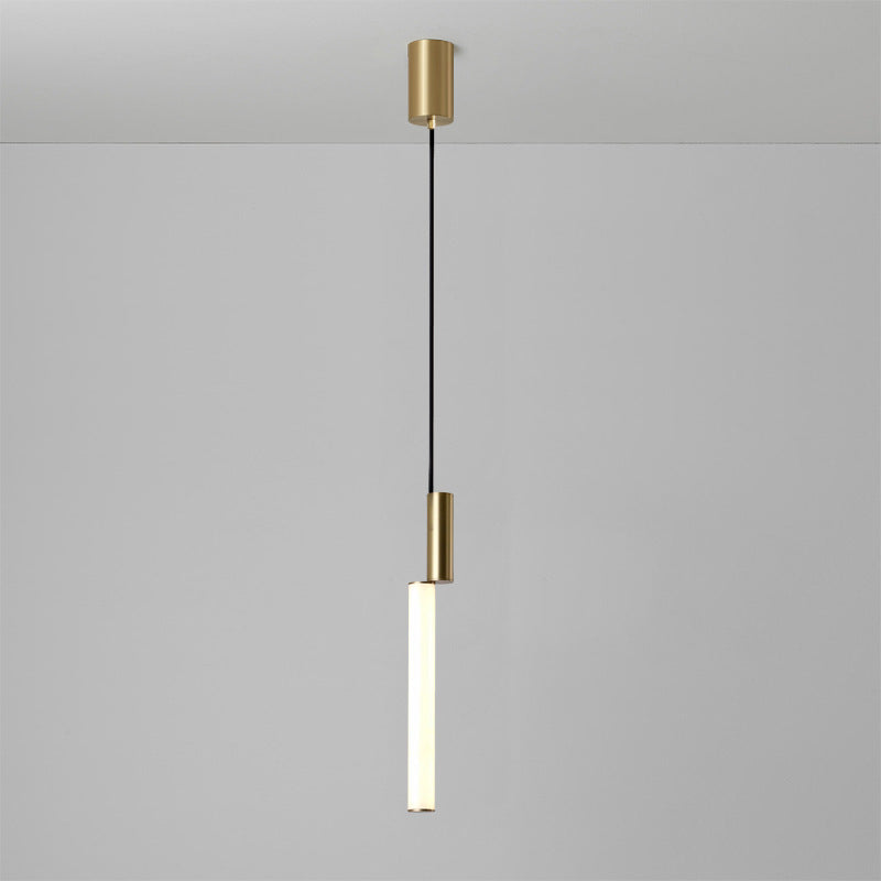 Moderner minimalistischer Pendelleuchte mit doppelten Röhren