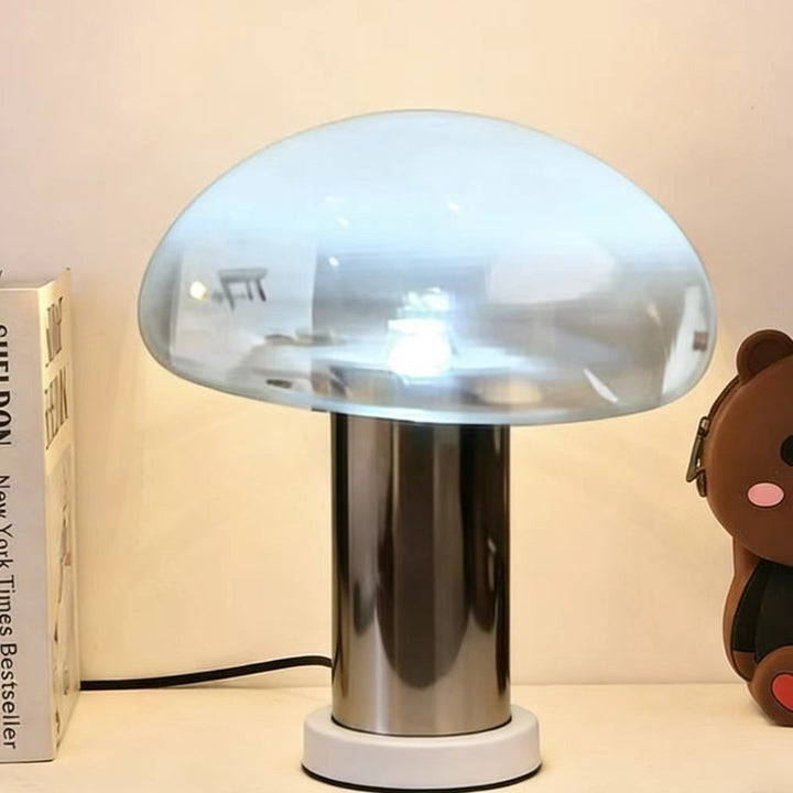 Moderne Glas-Dom Tischlampe