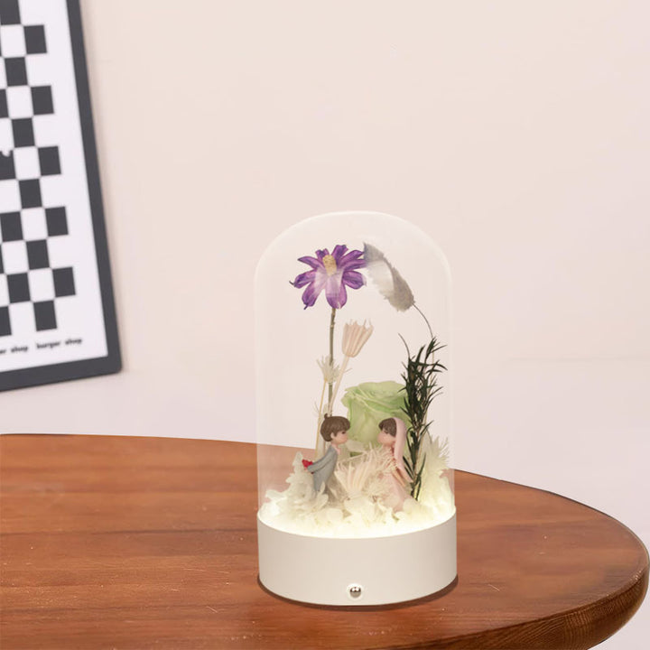 Künstlerische Blumen-Dome-Lampe