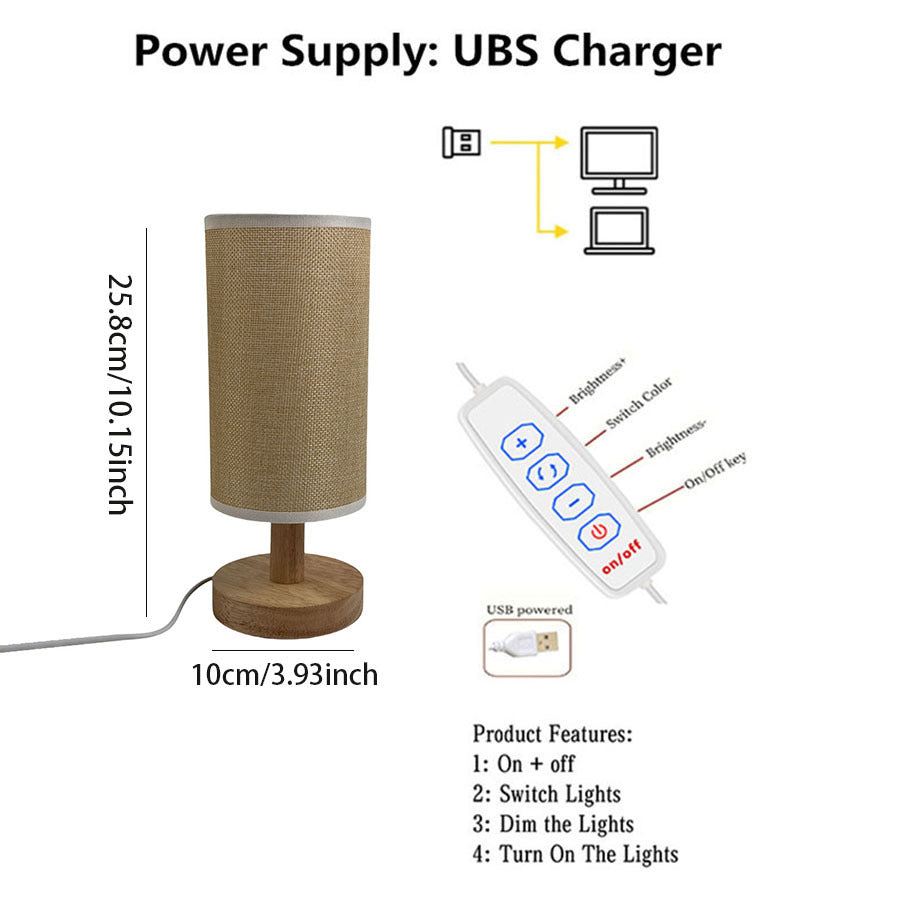 USB-betriebene dekorative Tischlampe