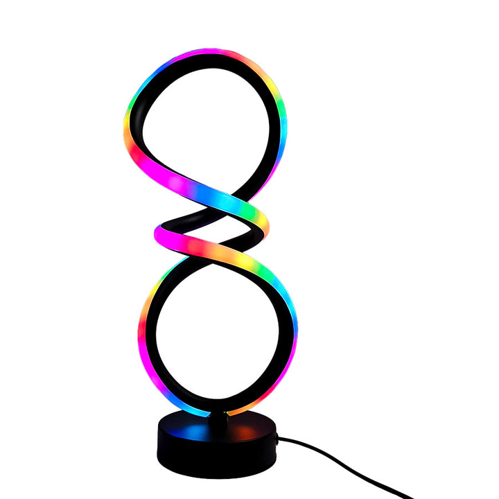 Infinity Loop LED Tischlampe