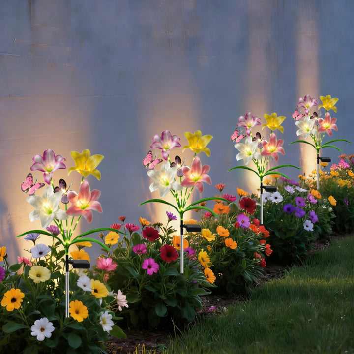Dekorative Solar Blumenstecker Licht