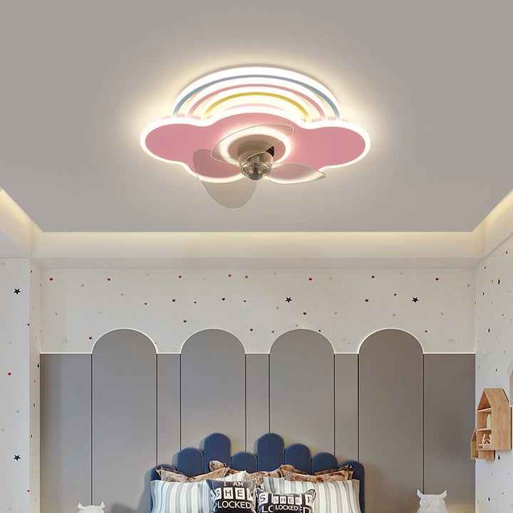 Regenbogen Wolke Deckenventilator Licht