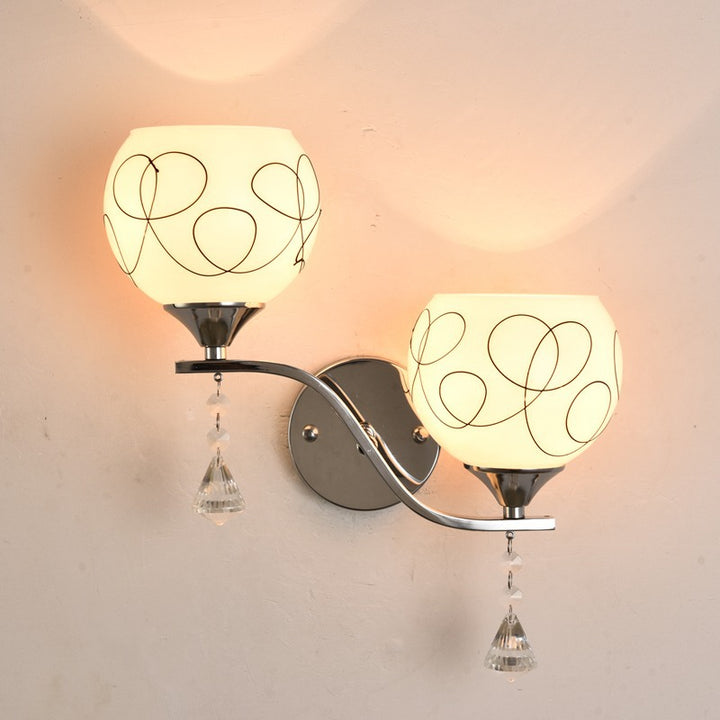 Moderne Elegante Doppel-Glühbirnen-Wandleuchte