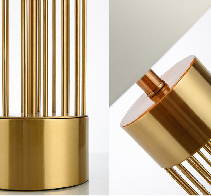 Stilvolle Tischlampe mit einzigartigem geometrischem Design