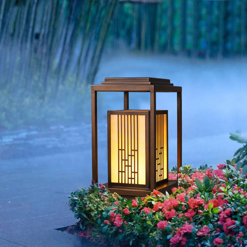 Japanisch inspirierte Außenlaterne