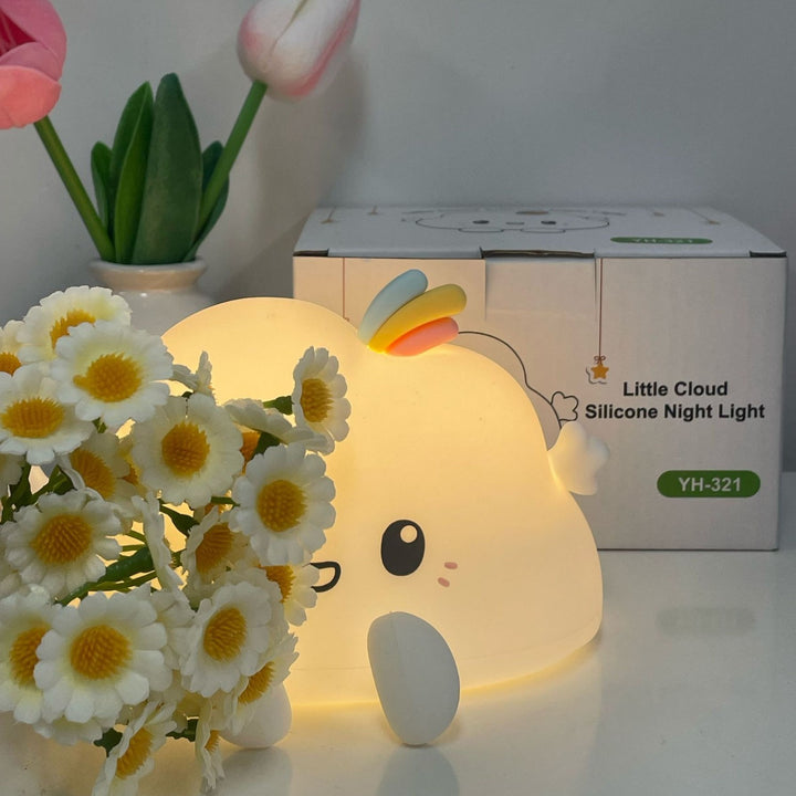 Silicone Süße Wolke Nachtlicht Tischlampe