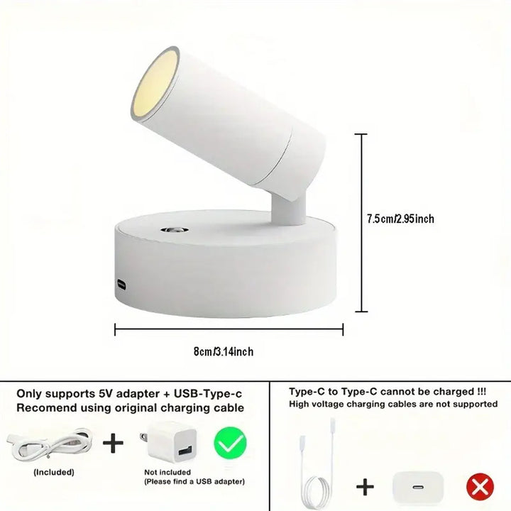 Einstellbare LED-Spotlight-Schreibtischlampe