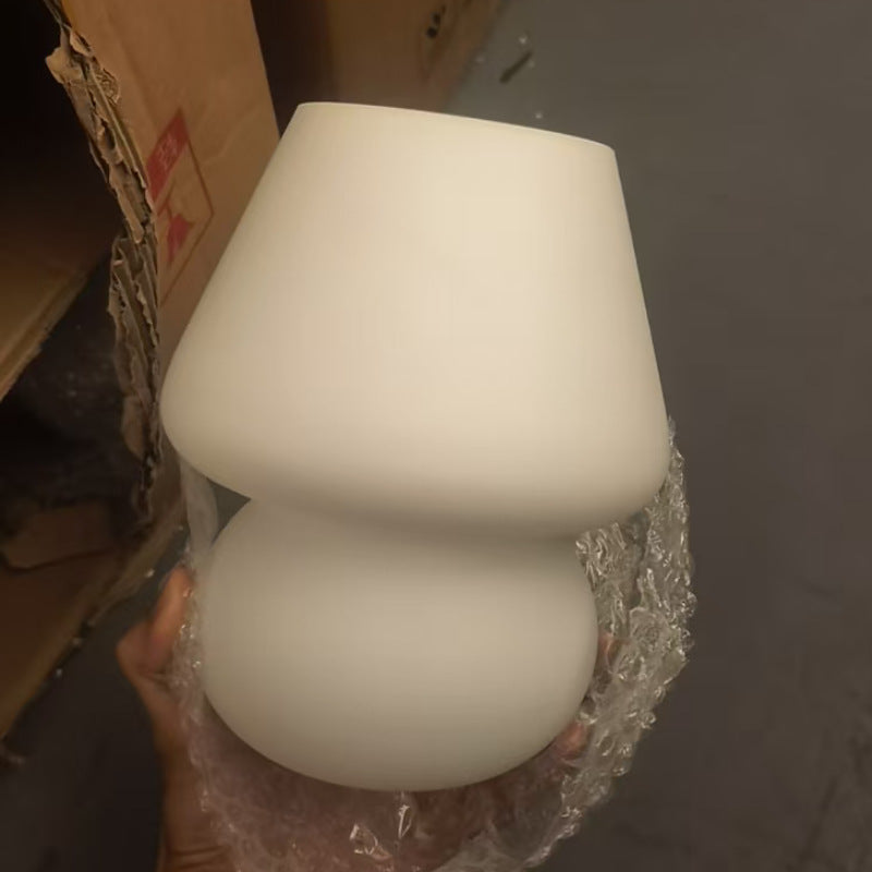 Glas Mosaik Pilz Tischlampe