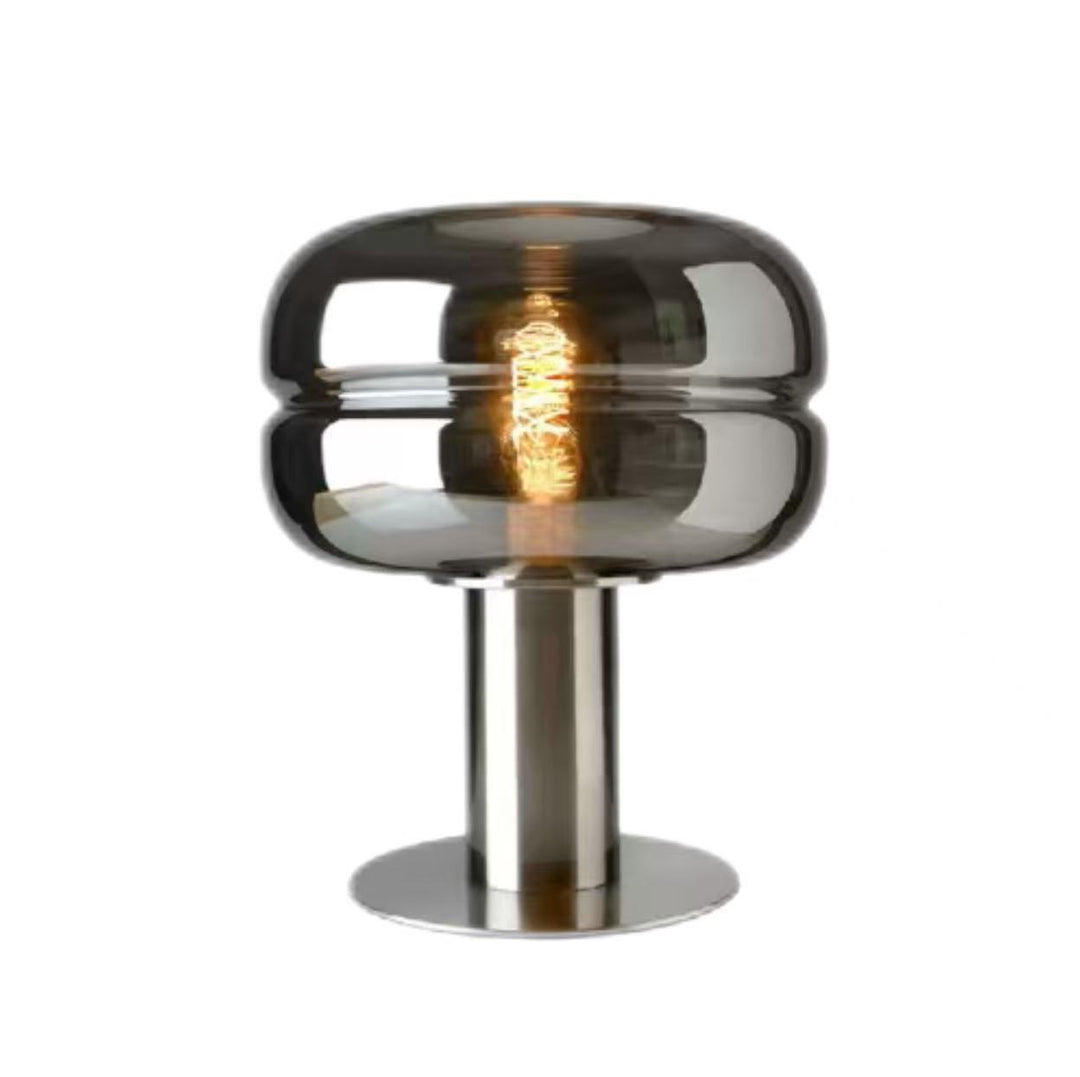 Künstlerische Glastischlampe