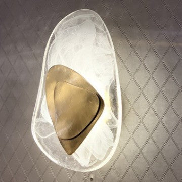 Künstlerische Wandlampe
