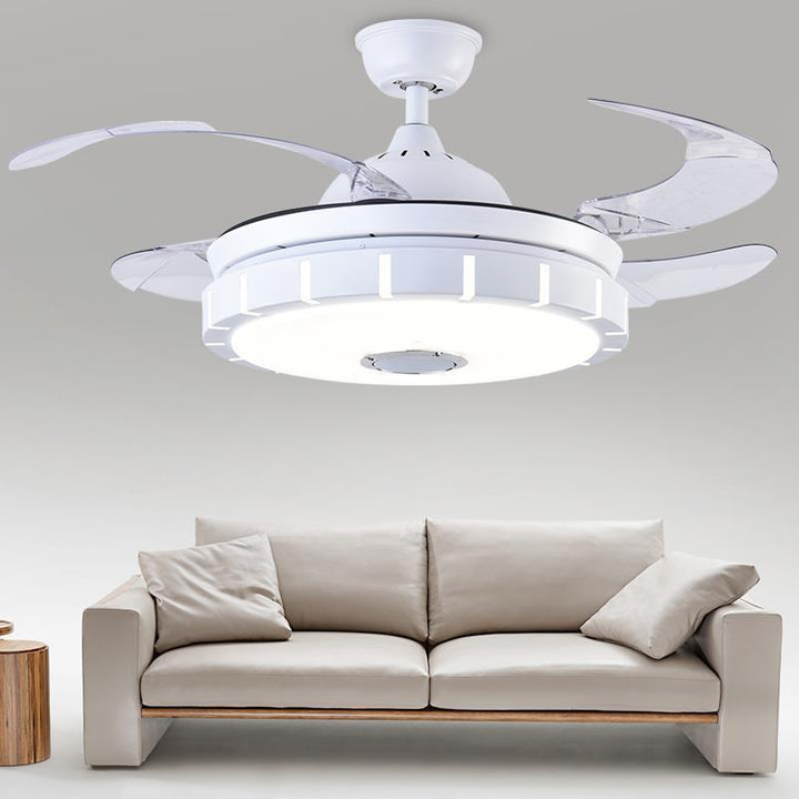 Zeitgenössische Deckenventilator Lichtinstallation