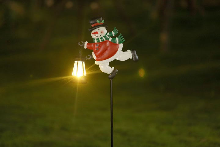 Solarbetriebene dekorative Gartenstecklicht mit Mondsichel-Fee-Laterne