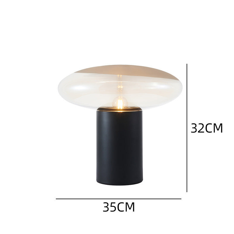 Zeitgenössische Glas-Tischlampe