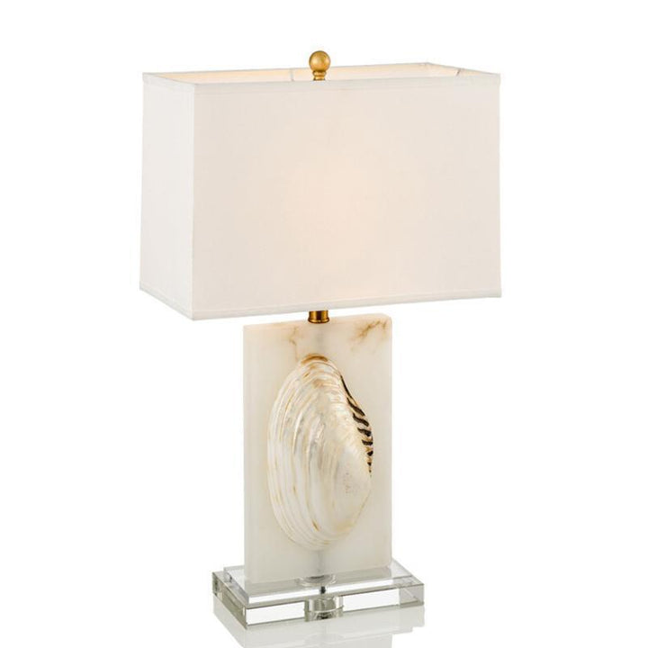 Dekorative Muscheltischlampe