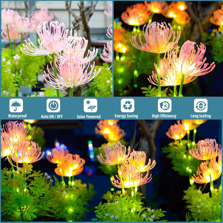 Solarbetriebene dekorative Blumen-Gartenstecker