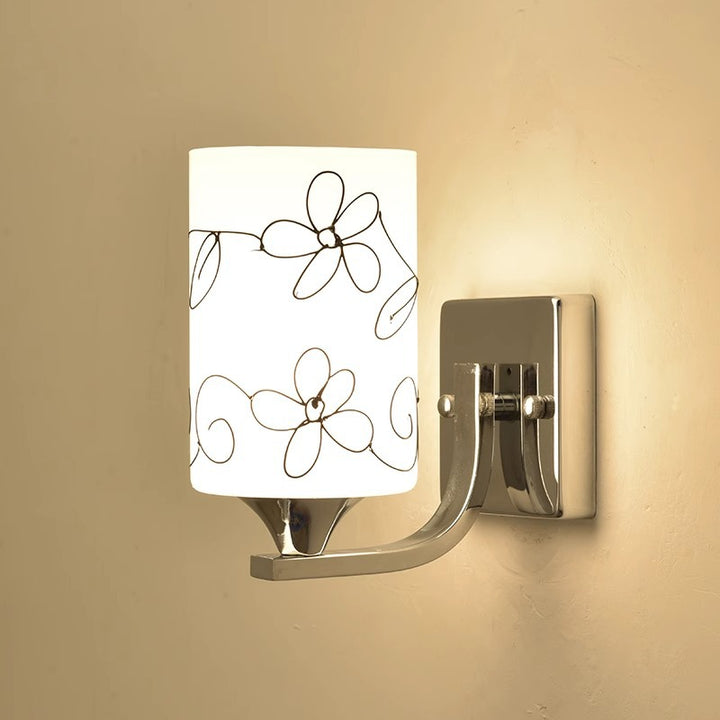 Künstlerische Blumendesign Wandlampe
