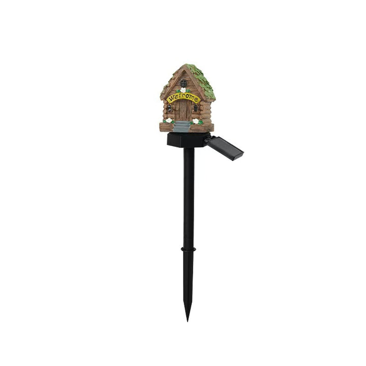 Miniatur Handbemaltes Harz Pilz Feenhaus Garten Ornament