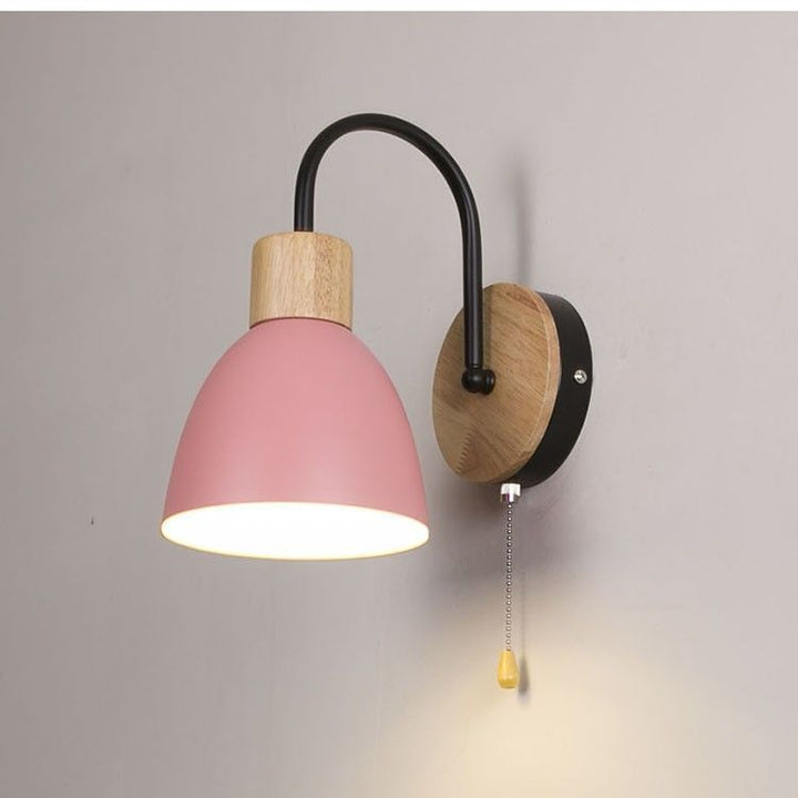 Moderne Holz Wandlampe