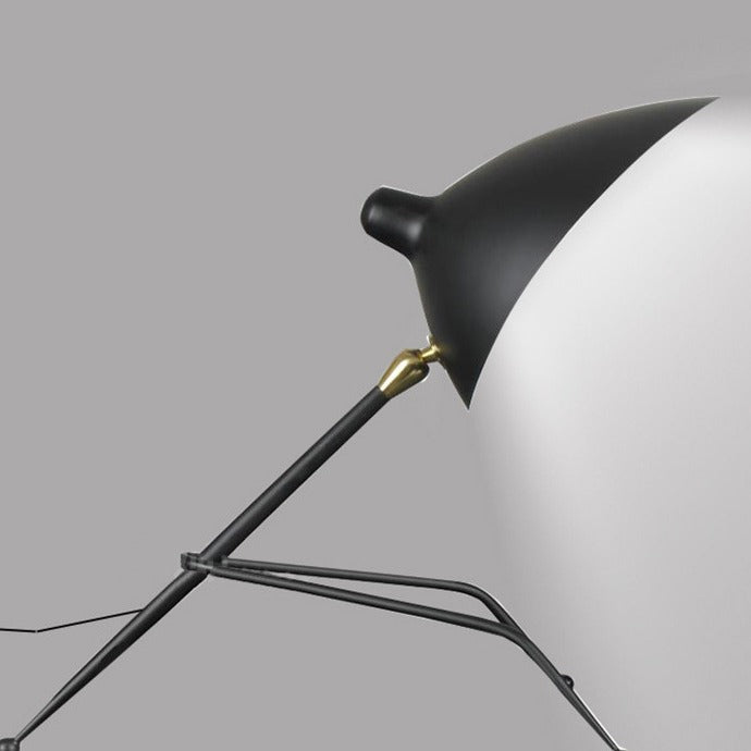 Moderne verstellbare Schreibtischlampe mit minimalistischer Gestaltung