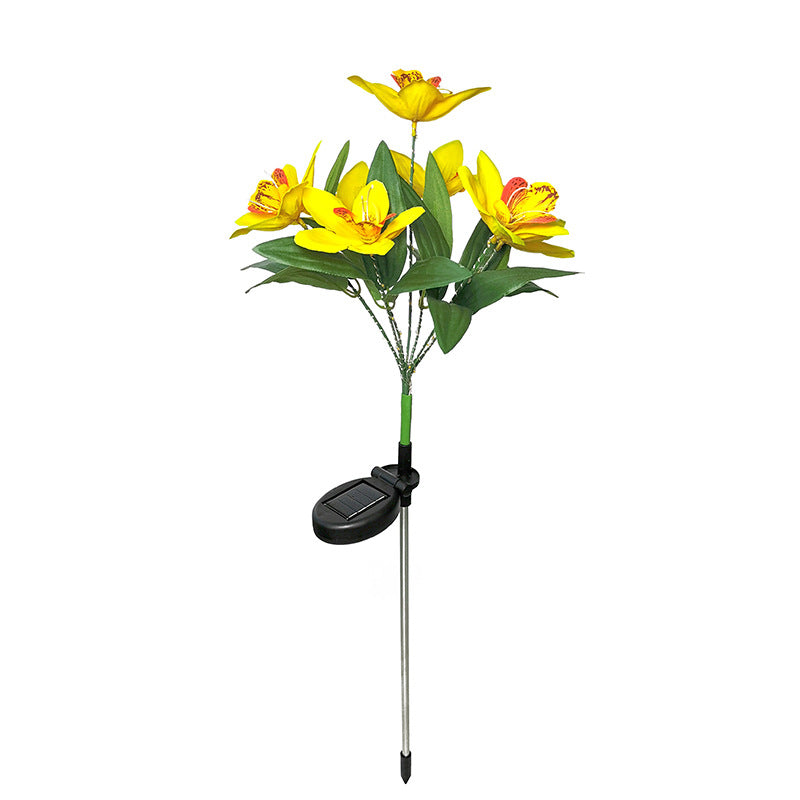Solarbetriebene LED dekorative Blumen Gartenstecker