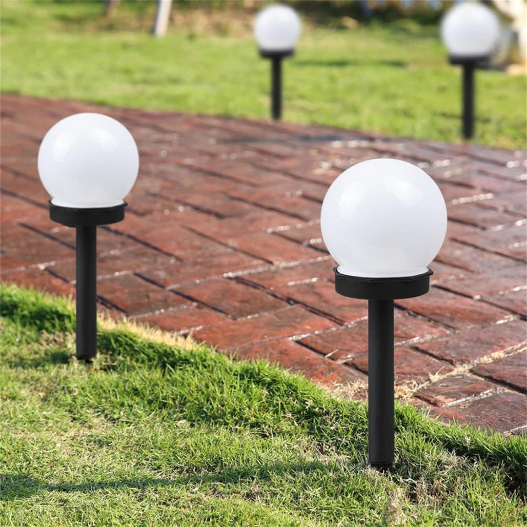 Outdoor Solar-Betriebene Frosted Globe Gartenstecklichter