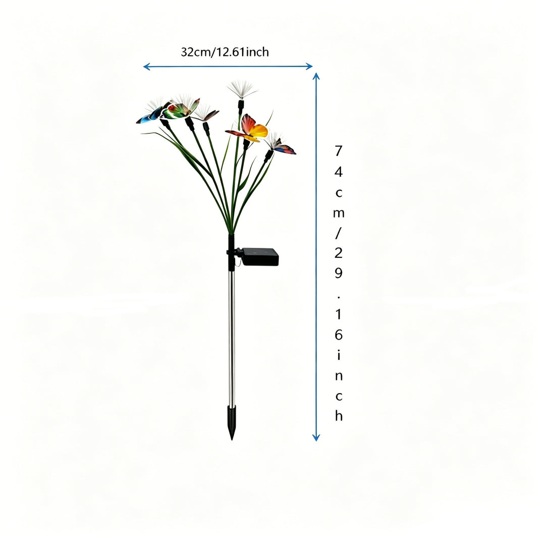 Dekorative Solar Schmetterling Gartenstecker
