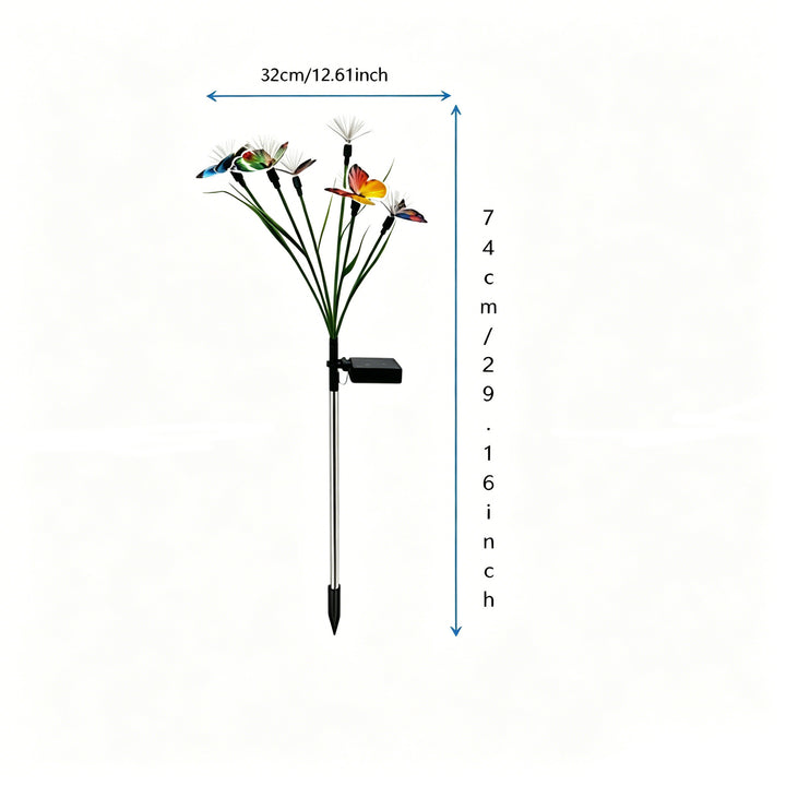 Dekorative Solar Schmetterling Gartenstecker