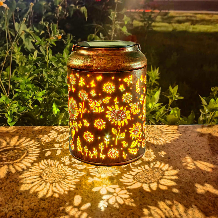 Dekorative Solar Gartenlaterne
