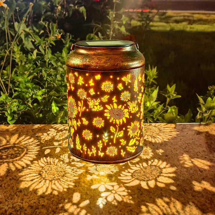 Dekorative Solar Gartenlaterne