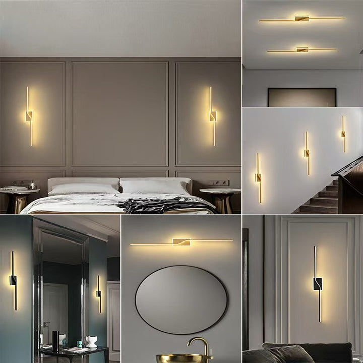 Slim Linear LED Schminkspiegel Licht mit Halo Rückenbeleuchtung