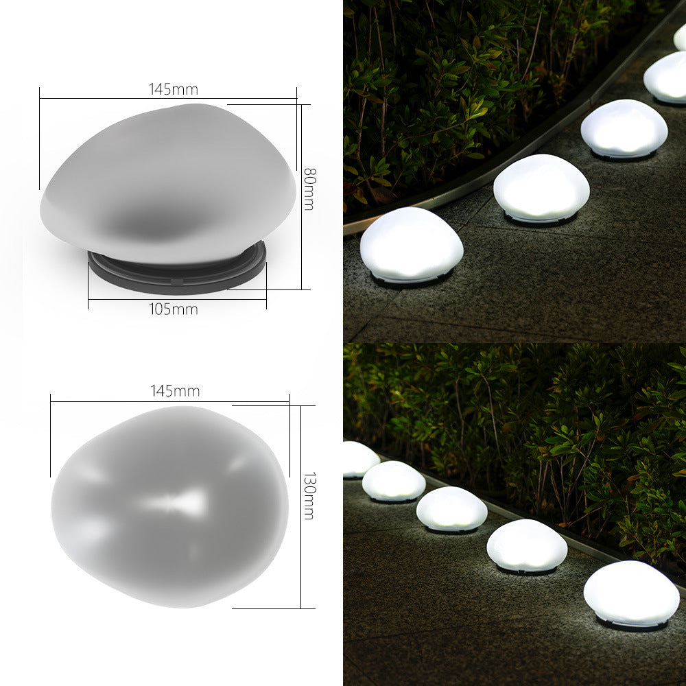 Wiederaufladbare LED Kiesweglichter Wasserdicht Garten Akzent