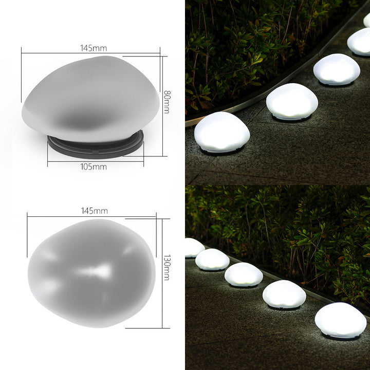 Wiederaufladbare LED Kiesweglichter Wasserdicht Garten Akzent