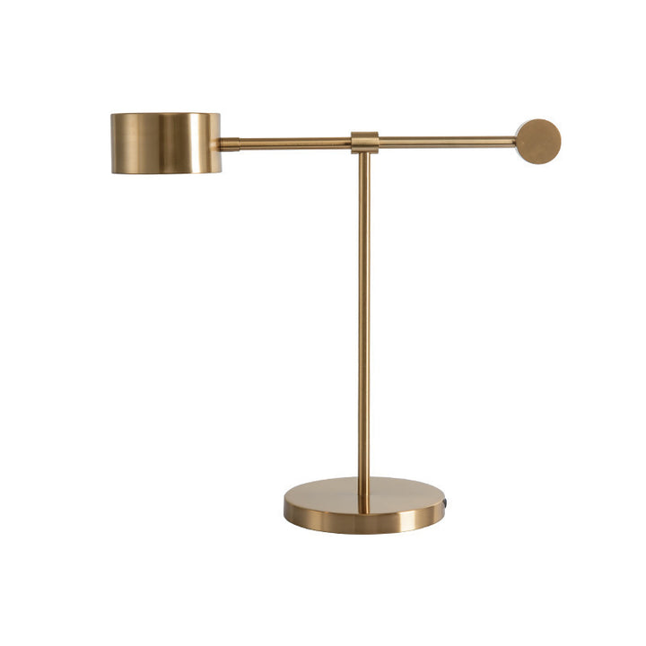 Verstellbare Messing-Tischlampe