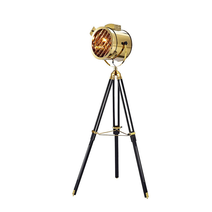 Vintage-inspirierte Dreibein-Stehlampe