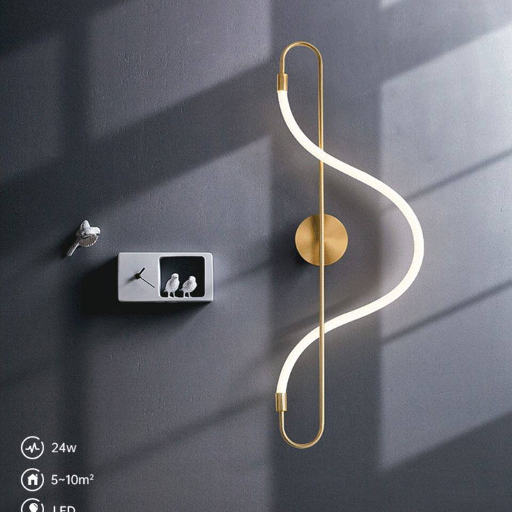 Künstlerische LED Wandleuchte
