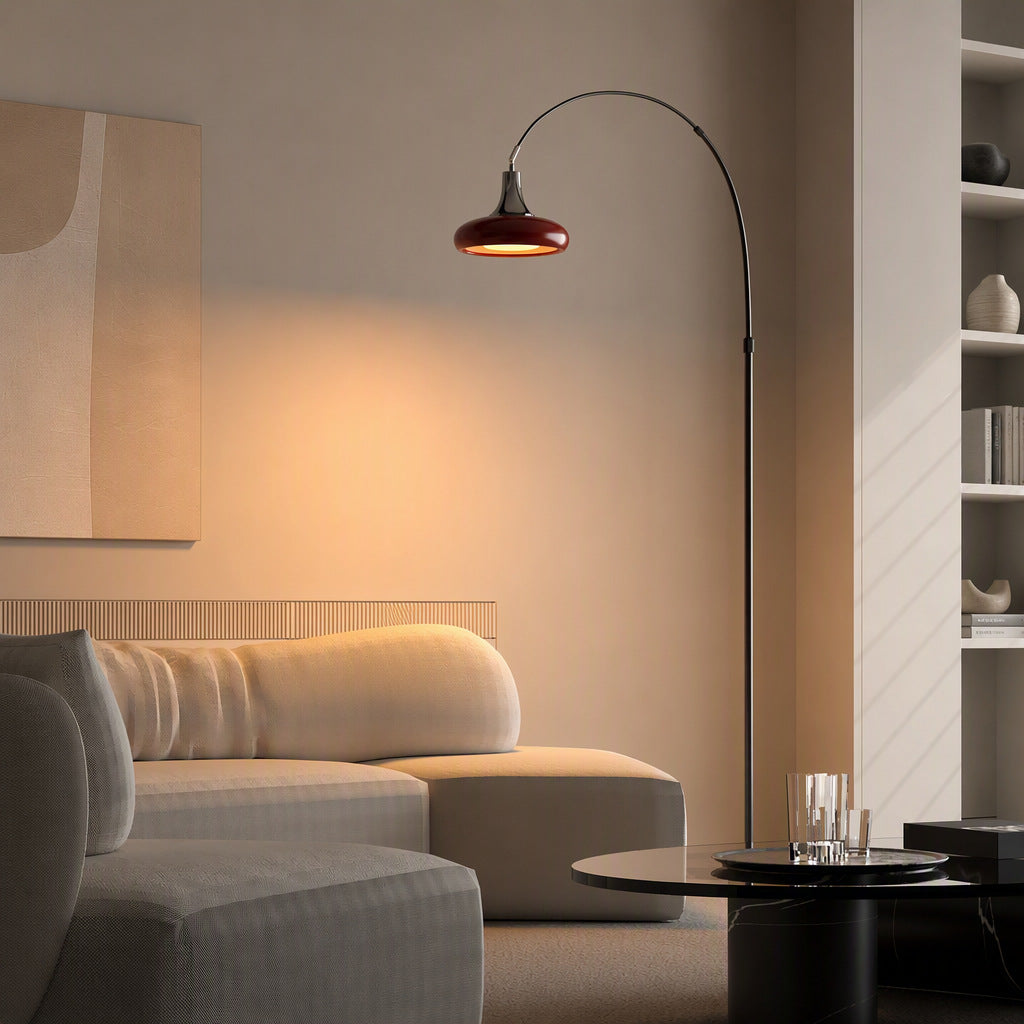Moderne verstellbare Bogenstehlampe