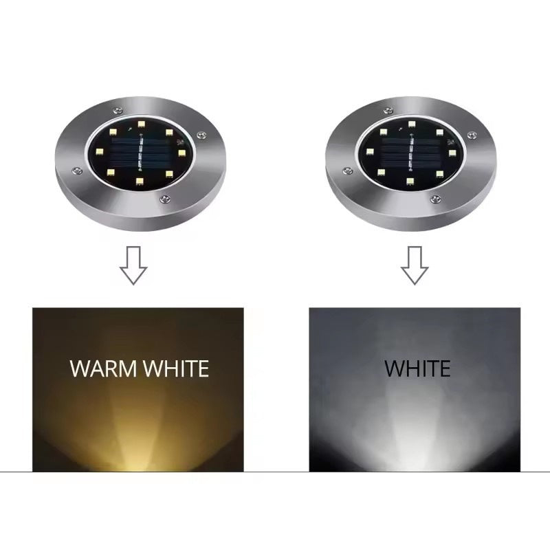 Solarbetriebene Erdstab-LED-Leuchte