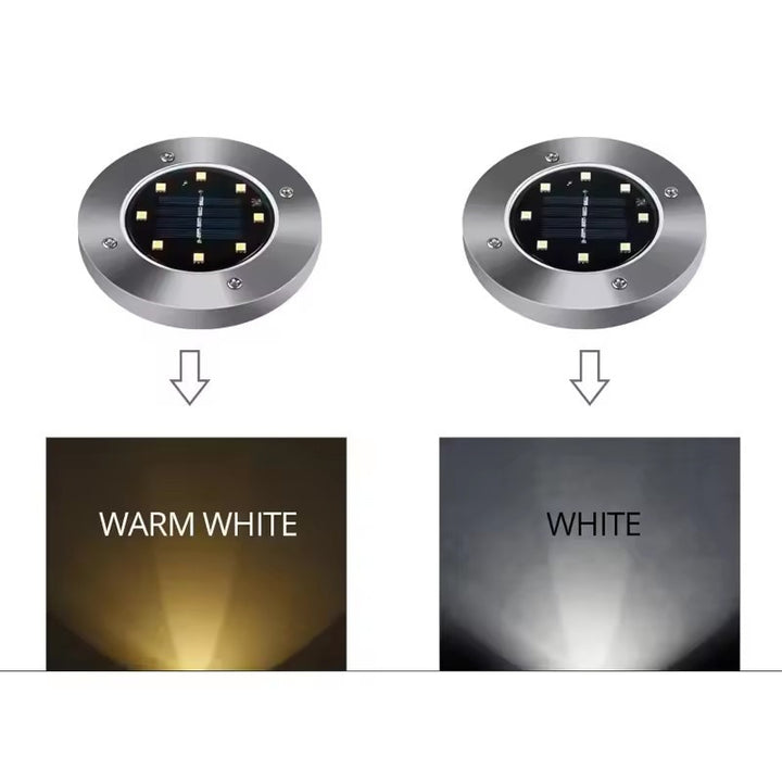 Solarbetriebene Erdstab-LED-Leuchte