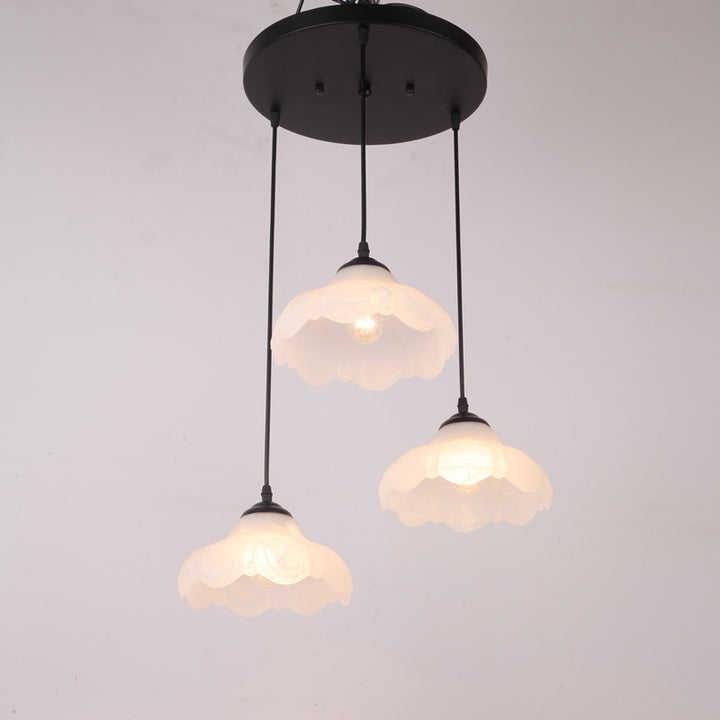 Vintage Blumen Pendelleuchte