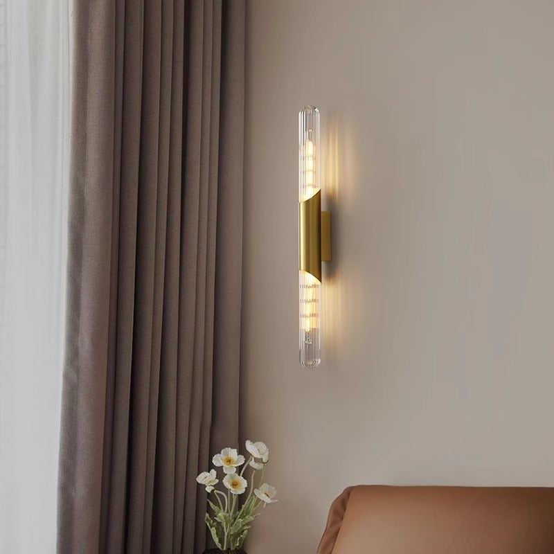 Elegante industrielle Wandlichtarmatur