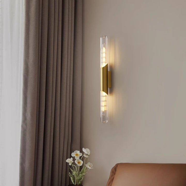 Elegante industrielle Wandlichtarmatur