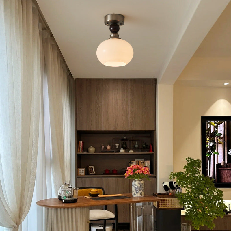 Elegante Globus Pendelleuchte
